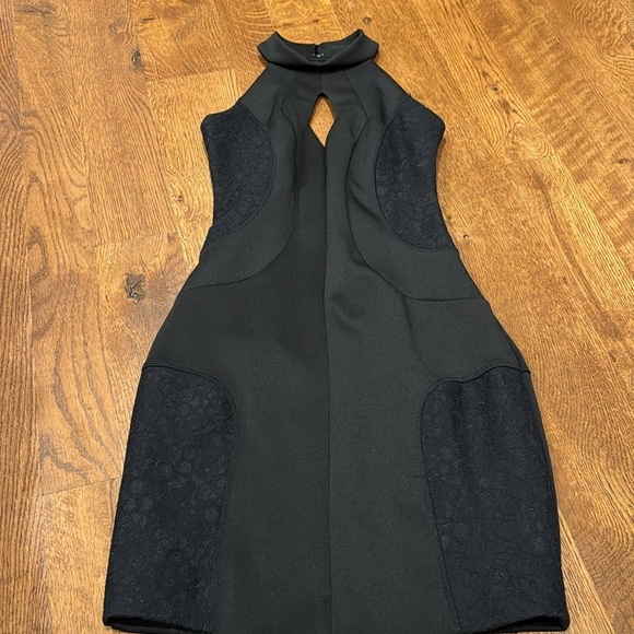 French Connection Women’s Midi Dress Black Size 2 - Picture 1 of 4